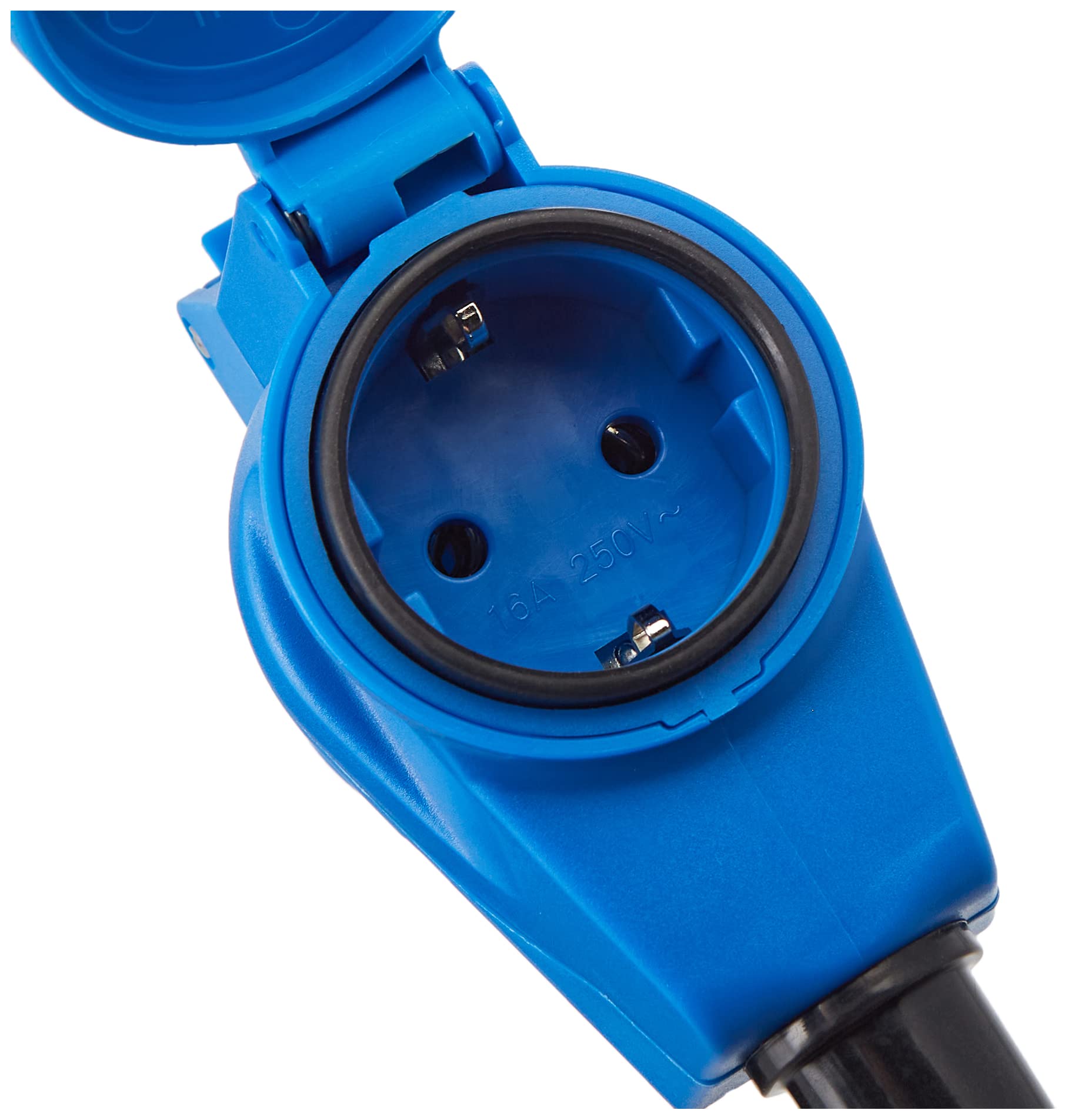 16A 240V Blu Industriale Sito Spina, 3 Pin Maschio Muro Fix Ingresso, IP44 - Foto 7