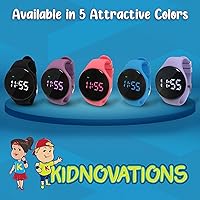 Vista 6 de Reloj de entrenamiento para ir al baño premium de EE. UU., luces intermitentes, múltiples modos de alarma con un modo discreto I recargable