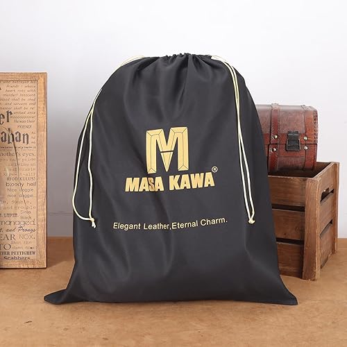 Miniatura 9 de Masa Kawa Bolso bandolera de cuero pequeño para hombres y mujeres, con solapa, para tablet de 10 pulgadas
