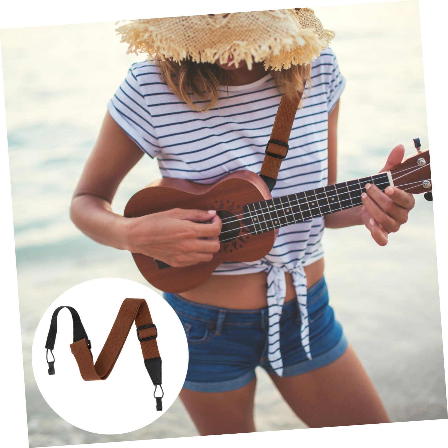 SHOWERORO 3stücke Ukulele Strap Bohren Verstellbare Und Praktische Instrumenten-gurte Für Ukulele Bass Und Andere Saiteninstrumente Für Musiker