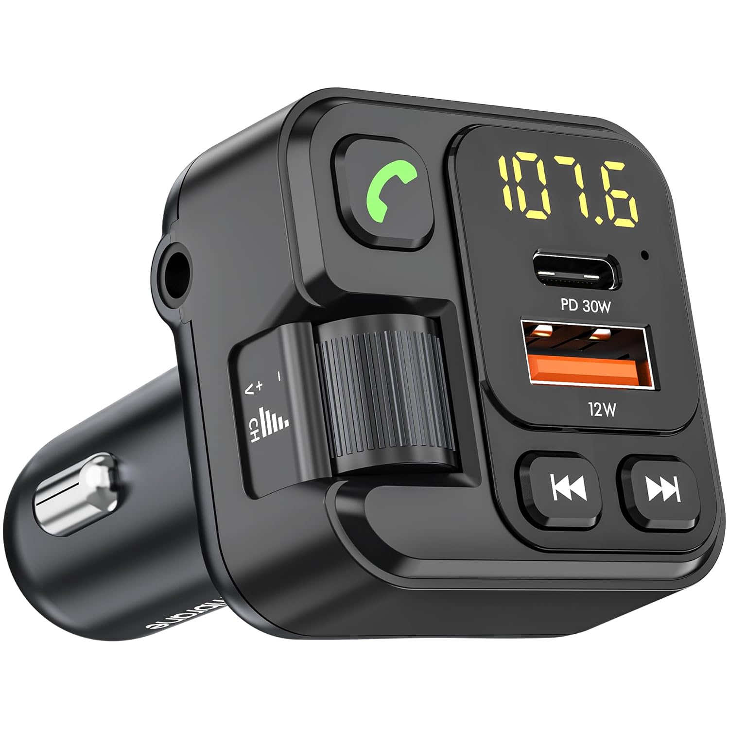 Ambrane Bluetooth FM Transmitter in Car Radio Adapter for HandsFree