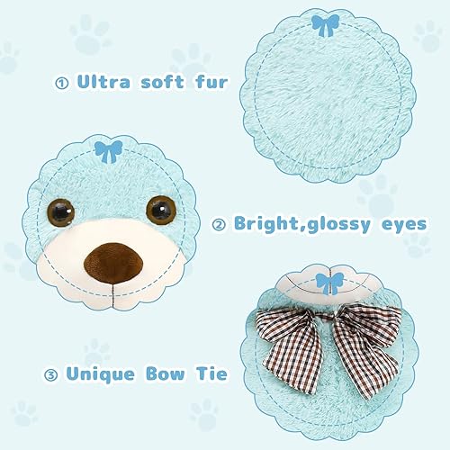 Miniatura 8 de MaoGoLan Oso de peluche gigante de 47 pulgadas para aniversario, animal con relleno de tamaño extragrande de 4 pies, regalo para niñas, novia, niños