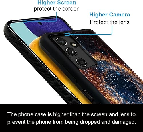 Miniatura 5 de CARLOCA Funda compatible con Samsung Galaxy A13 5G, diseño gráfico Space Cosmic Eye Identity, a prueba de golpes, antiarañazos, de acrílico duro