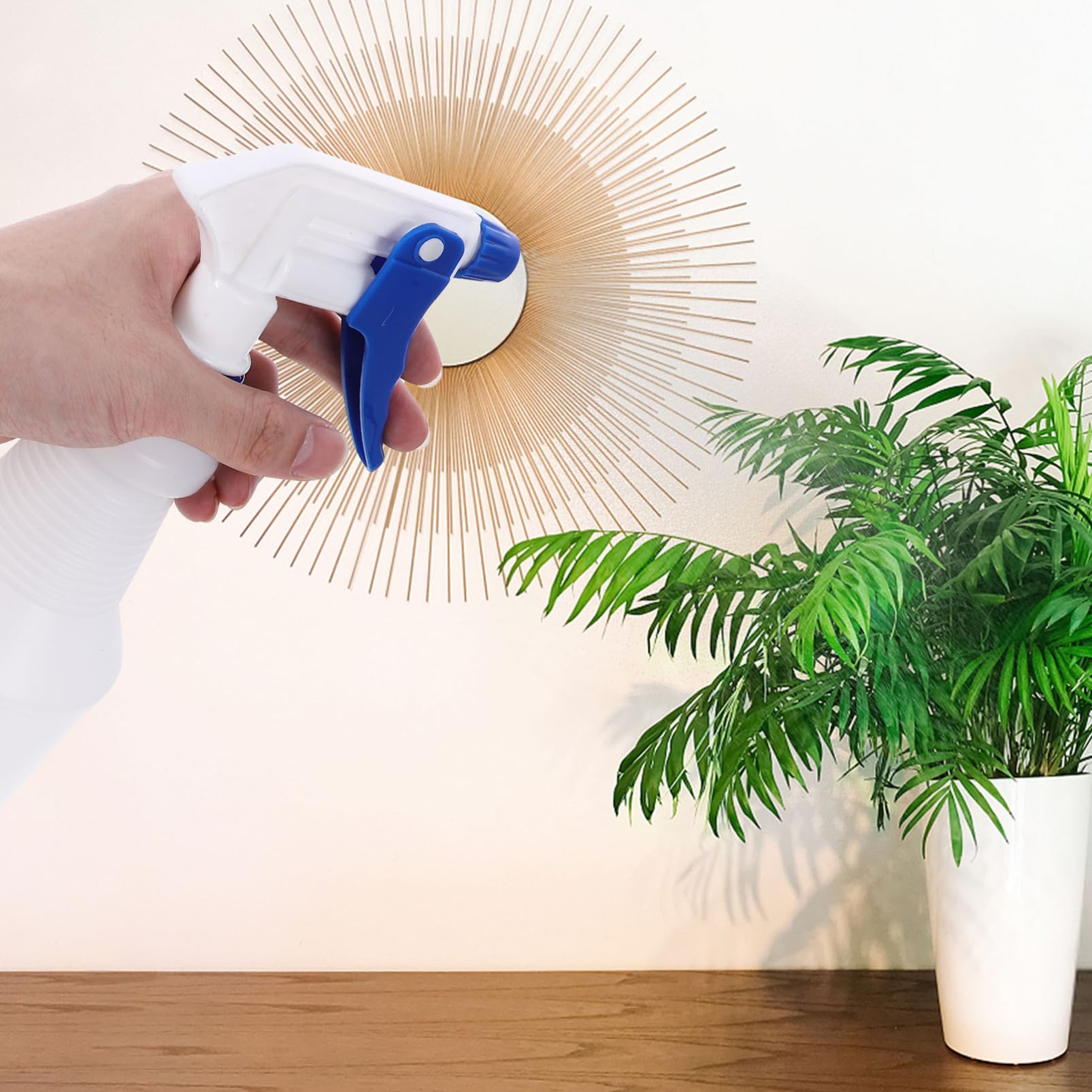 FRCOLOR 8 Stück 750ml Kleine Wassersprüher aus Pe Kunststoff Leichte Sprühflaschen zum Bewässern von Pflanzen und Friseureinsatz Praktische Sprühgeräte im Zufällige Farbe