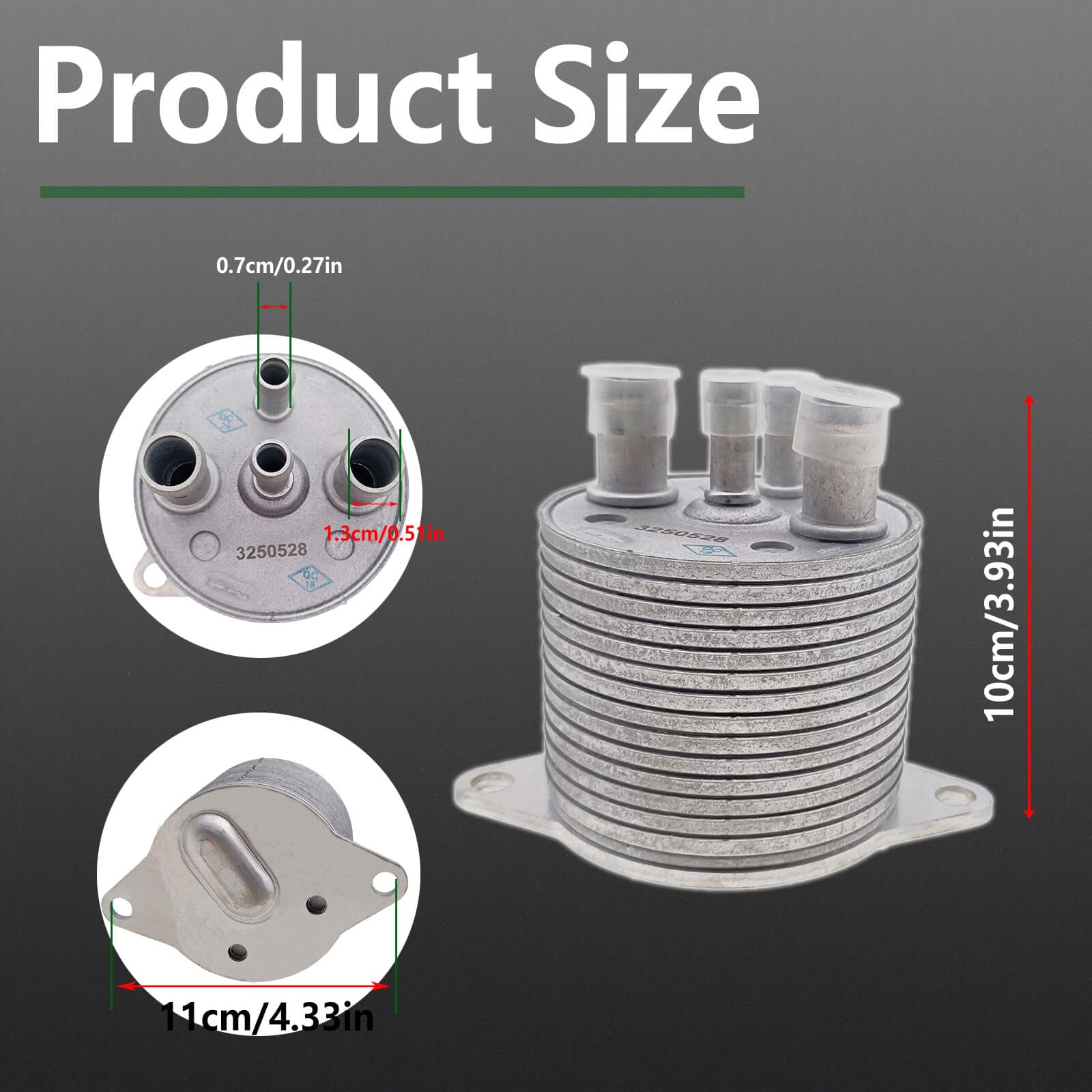 Amazon.com: 31237AA100 Automatic Transmission Oil Cooler