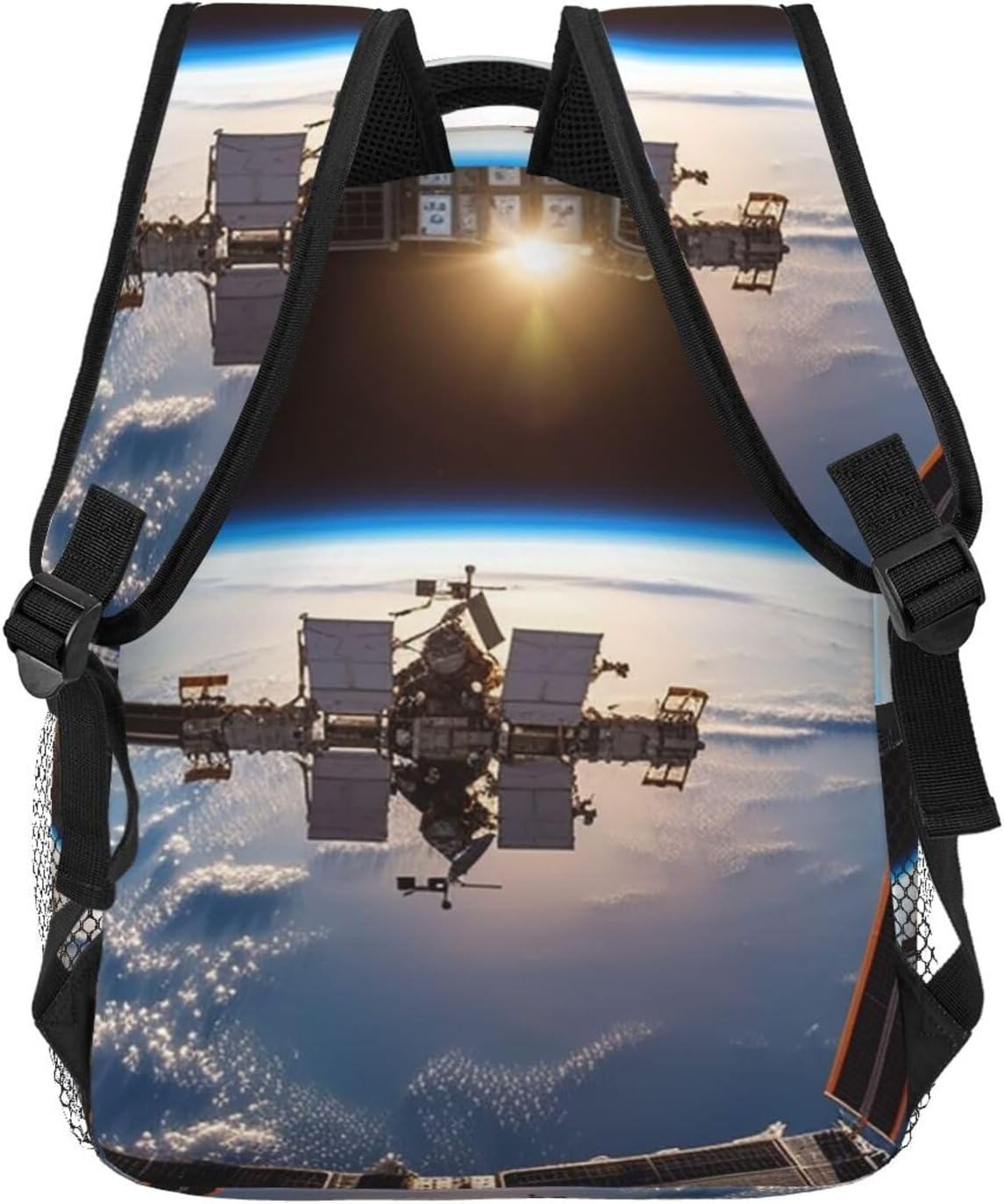 International Space Station Picture Laptop Backpack 16 Inch Lightweight Cute Travel Backpack Waterproof Casual Daypack For Women Men image 4