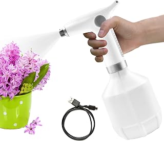 Electric Spray Bottle, LAWNFUL Plant Spray 0.26 Gallon with Adjustable Nozzle for Garden, Indoor and Outdoor Plant, Also Works as Automatic Sprayer Mister to Contain Alcohol for House Cleaning