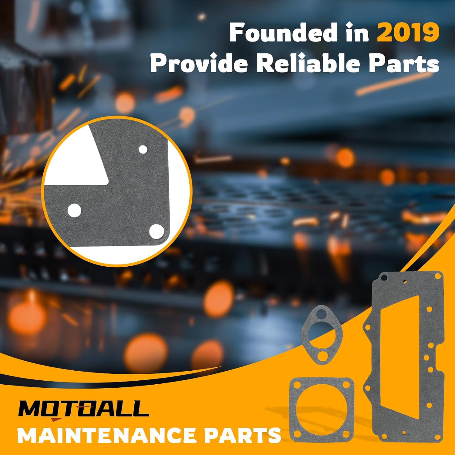 MOTOALL 61X-W0001-01-00 Replae for YAMAHA Complete Gasket Kit 701 Replaces 48-402A