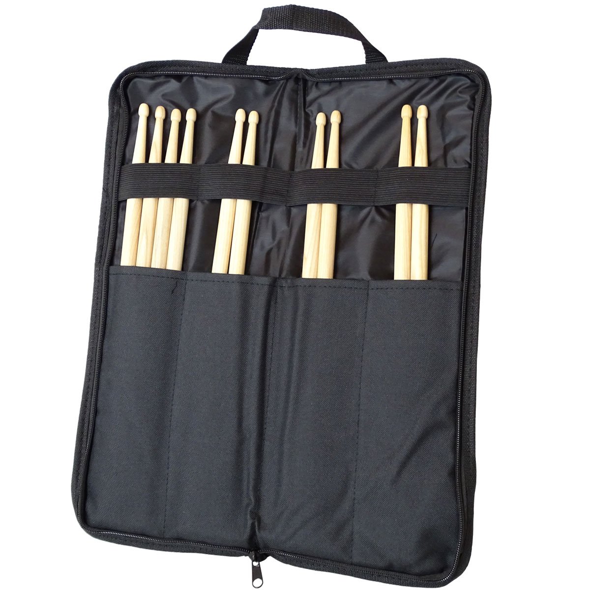 Keepdrum - Custodia per percussioni + Rods SV1 + scopa switchbrush SV506 + bacchette per batteria