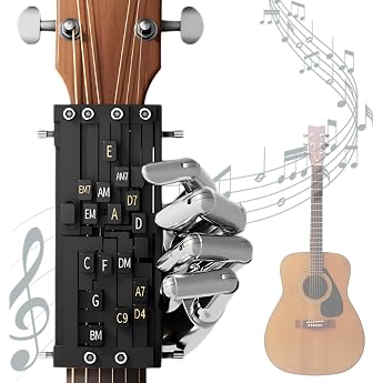 Guitar Chord Press Guitar Aid Chord Trainer for Beginners Guitar Assisted Tool Guitar Starter Learning Tools Essential Guitar Accessories for Beginners Friends Gifts