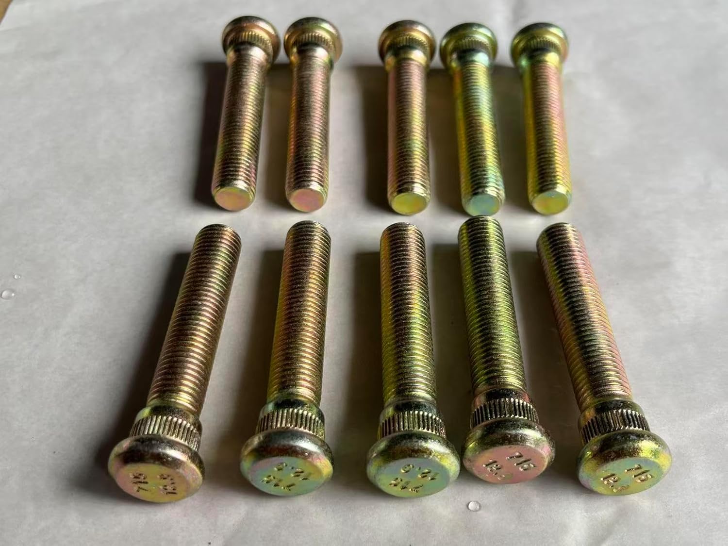 Extended Wheel Stud Studs M12x1.5 2.6 in. Length 0.558 in. Knurl 14.2mm Replacement for Lexus IS300 LS400, Toyota Tacoma Camry Tundra Yaris RAV4 Sequoia