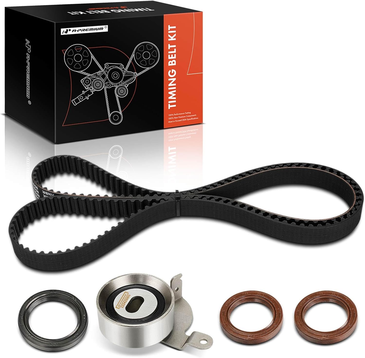 A-Premium Engine Timing Belt Kit Compatible with Honda Accord 1995 1996 1997-2.7L