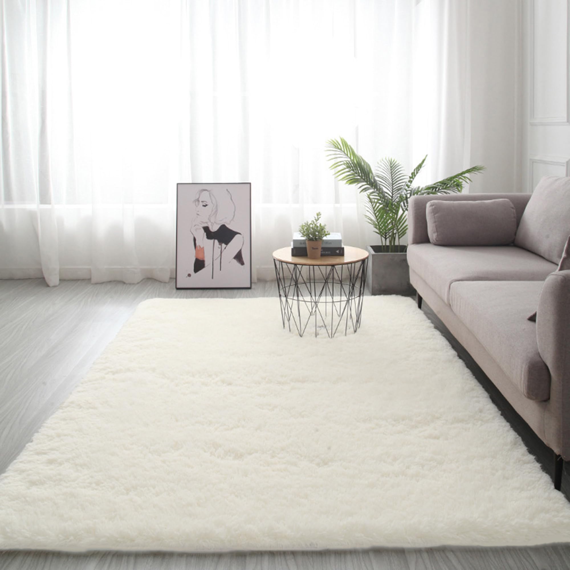 Grand tapis de chambre d'enfant doux et sécurisé pour jouer au sol