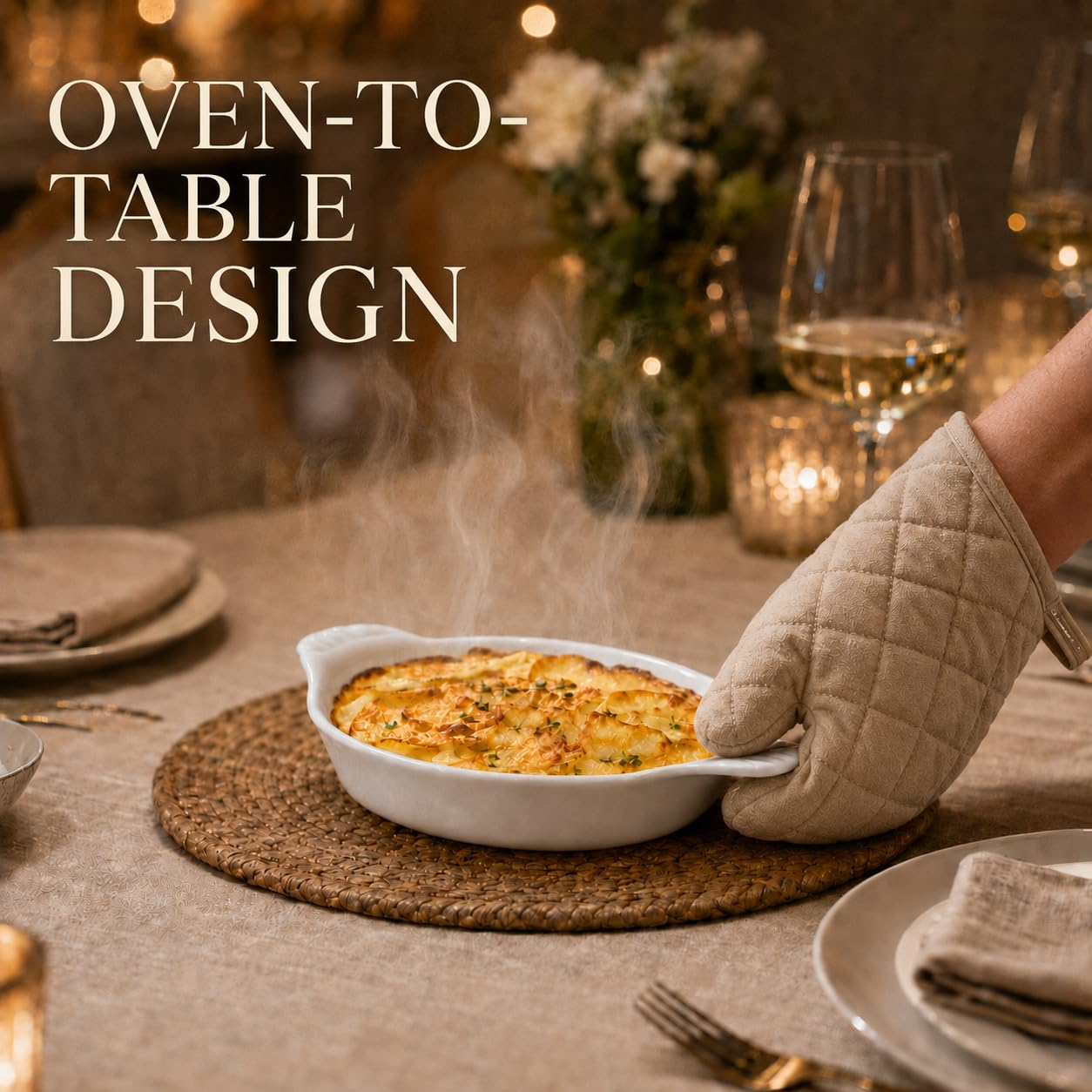 HIC Kitchen Au Gratin Dishes - Set of 6 -4