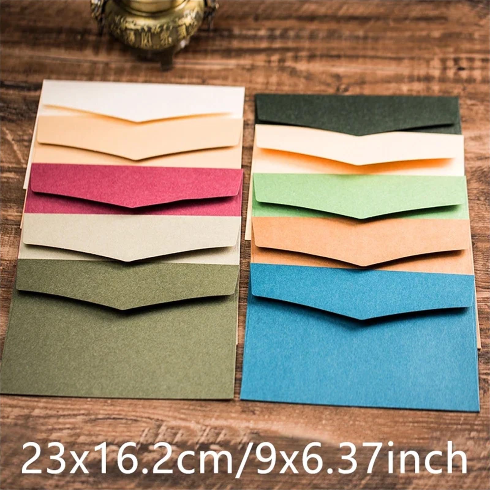 EinladungsumschläGe 30 Stück Umschläge, 23 x 16,2 cm, Kleinunternehmensbedarf, 200 g Papier, Postkarte, Nachrichtenverpackung, Einladung, Hochzeit, Briefpapier(30pcs 23x16.2cm D)