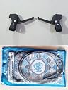 Kids Cycle Brake Lever Handles, Set of 2, Black with Brake Cable Wire gallery image