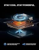 BOSGAME E5 Mini-PC Bureau-Maison, Ryzen 5300U (Surpasse 4300U/N100, Jusqu'à 3.8GHz), Mini Ordinateur, 16Go DDR4, 512Go SSD PCIe3.0, Double RJ45 LAN, Triple Affichage, Wi-Fi5/BT5.0, Mini de Bureau - 8