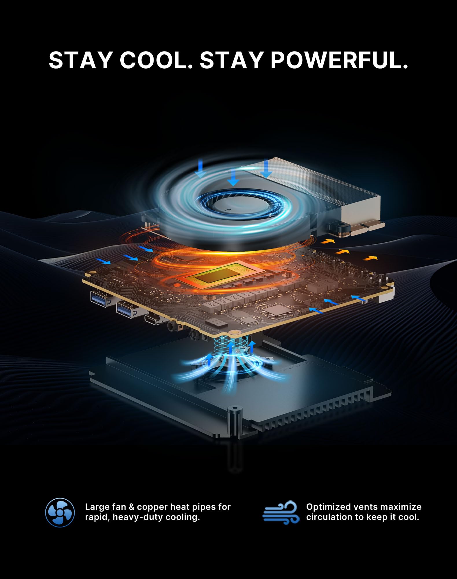 BOSGAME E5 Home-Office-Mini PC, Ryzen 5300U (Schlägt 4300U/N150, Bis zu 3.8GHz), 16GB DDR4 RAM 512GB NVMe SSD, Windows 11 Pro, HDMI/DP/USB-C, Triple 4K Display, Dual LAN, WiFi 5, BT5.0, Mini Computer