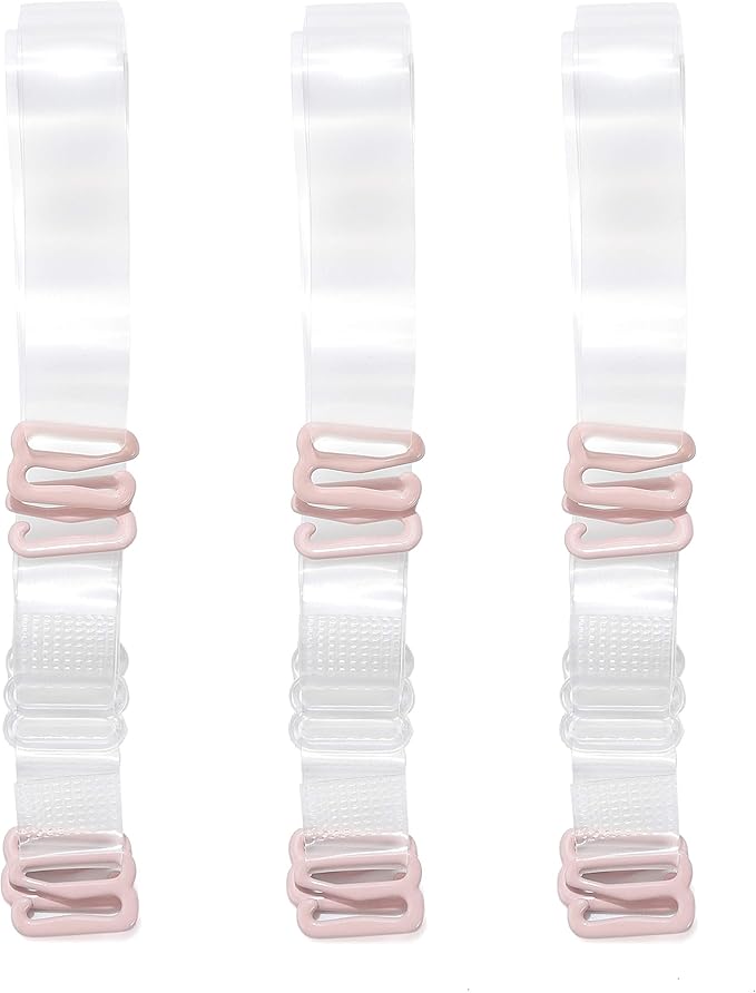Women's Bra Straps Transparent Invisible Transparent Adjustable Straps