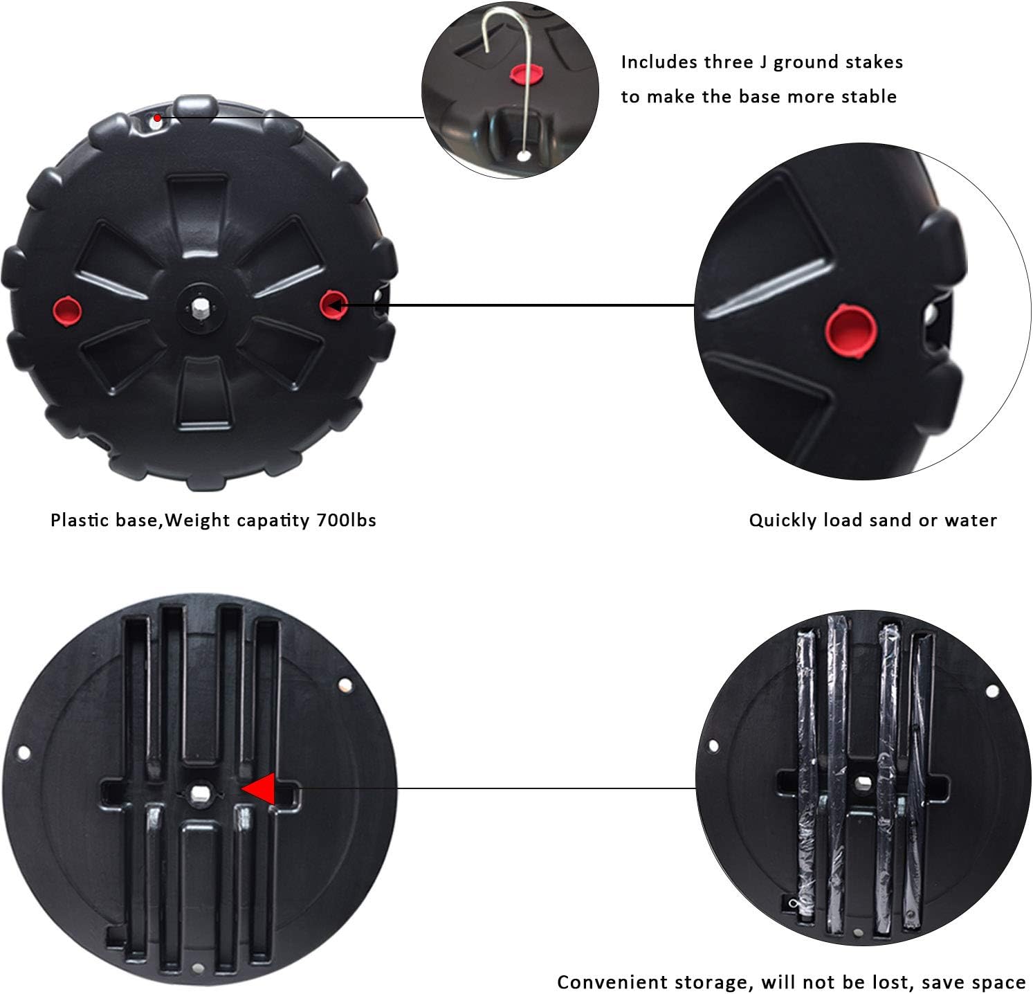 Classic Tetherball Set for Outdoor Backyard – Portable Tetherball, Rope, Cord and Stakes, Easy Assembly for Kids and Adults : Sports & Outdoors