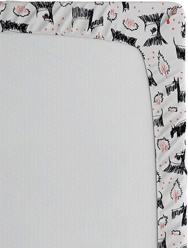 Miniatura 8 de Ambesonne Jurassic - Sábana bajera ajustable, arreglo de varias ilustraciones de dinosaurios, esqueleto, biología histórica, funda de cama con