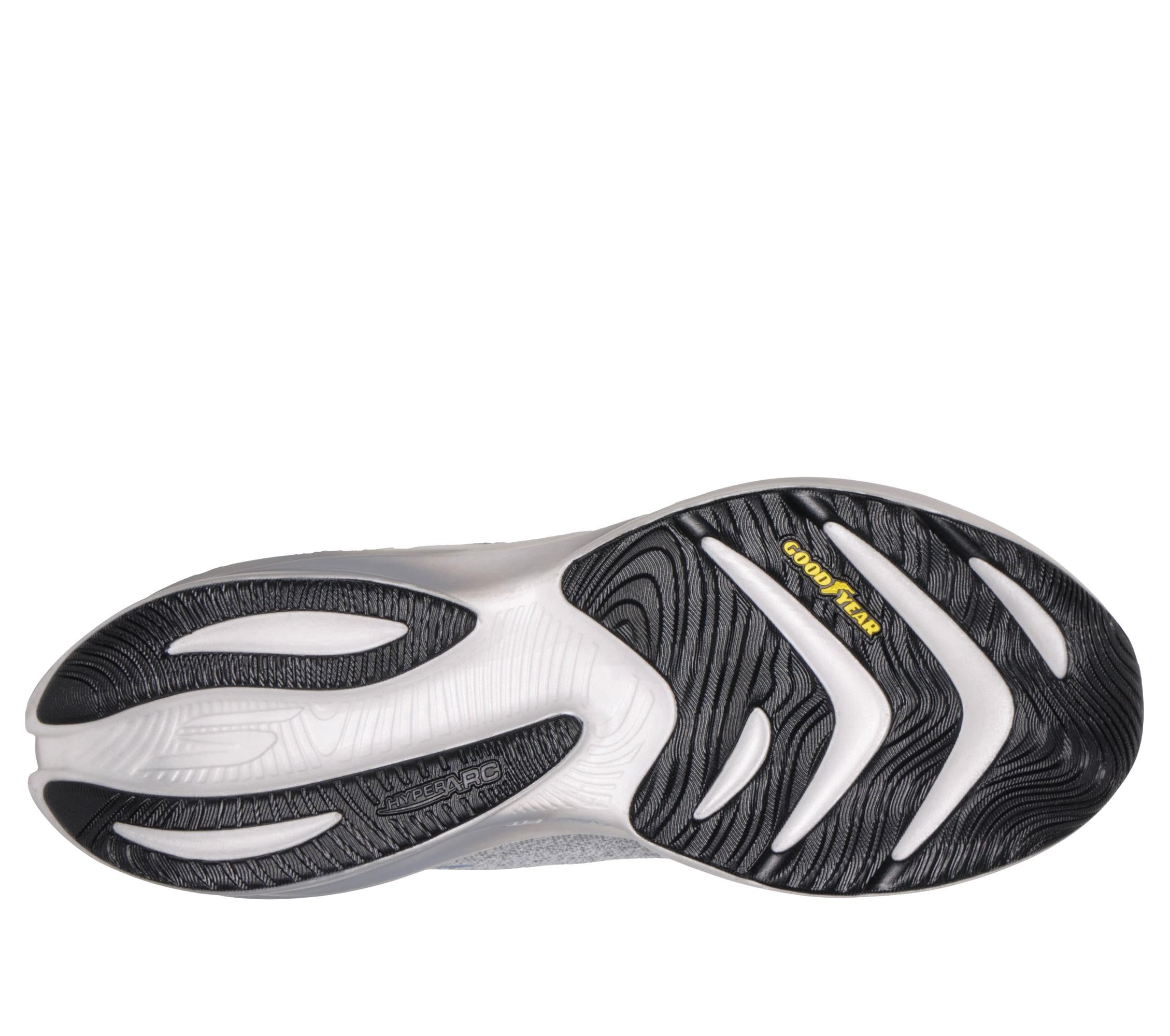 Skechers Aero Spark Slip Ins - Tenis de Correr para Hombre, Gris Textil con Ribete de carbón, 40 EU