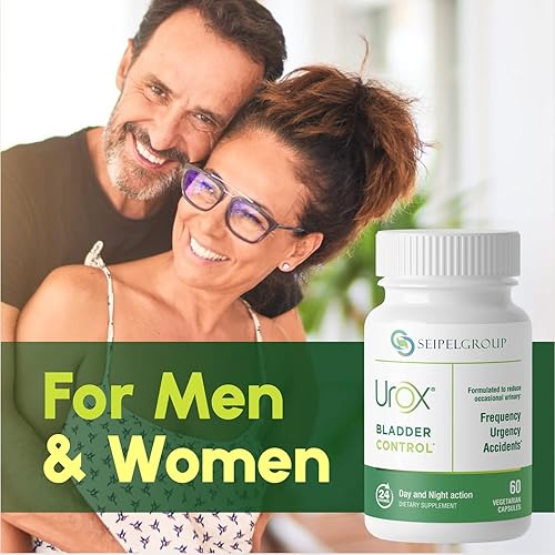 Miniatura 8 de UROX Control de la vejiga, suplemento seguro y eficaz de apoyo de la vejiga para hombres y mujeres, ayuda a reducir las fugas urinarias, frecuencia,