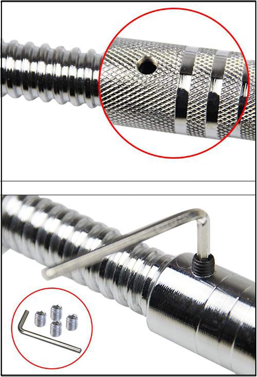 Strength Training Dumbbell Extension Connector, 40cm