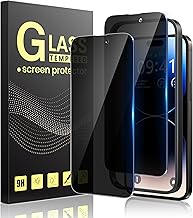 Anti-Spy Tempered Glass for iPhone 14 Pro 6.1 Inch, Glass Protection for iPhone 14 Pro Screen Protector Kit Easy Installation Tool, [Bubble-Free] [9H Hardness][Easy to Install]