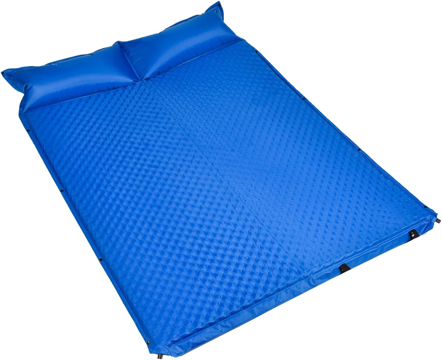 Campshine Double Camping Self-Inflating Sleeping Pad with Attached Pillow,Lighweight, Ultralight, Compact, Foldable & Insulated Sleeping Mat,for Camping,Hiking,Backpacking