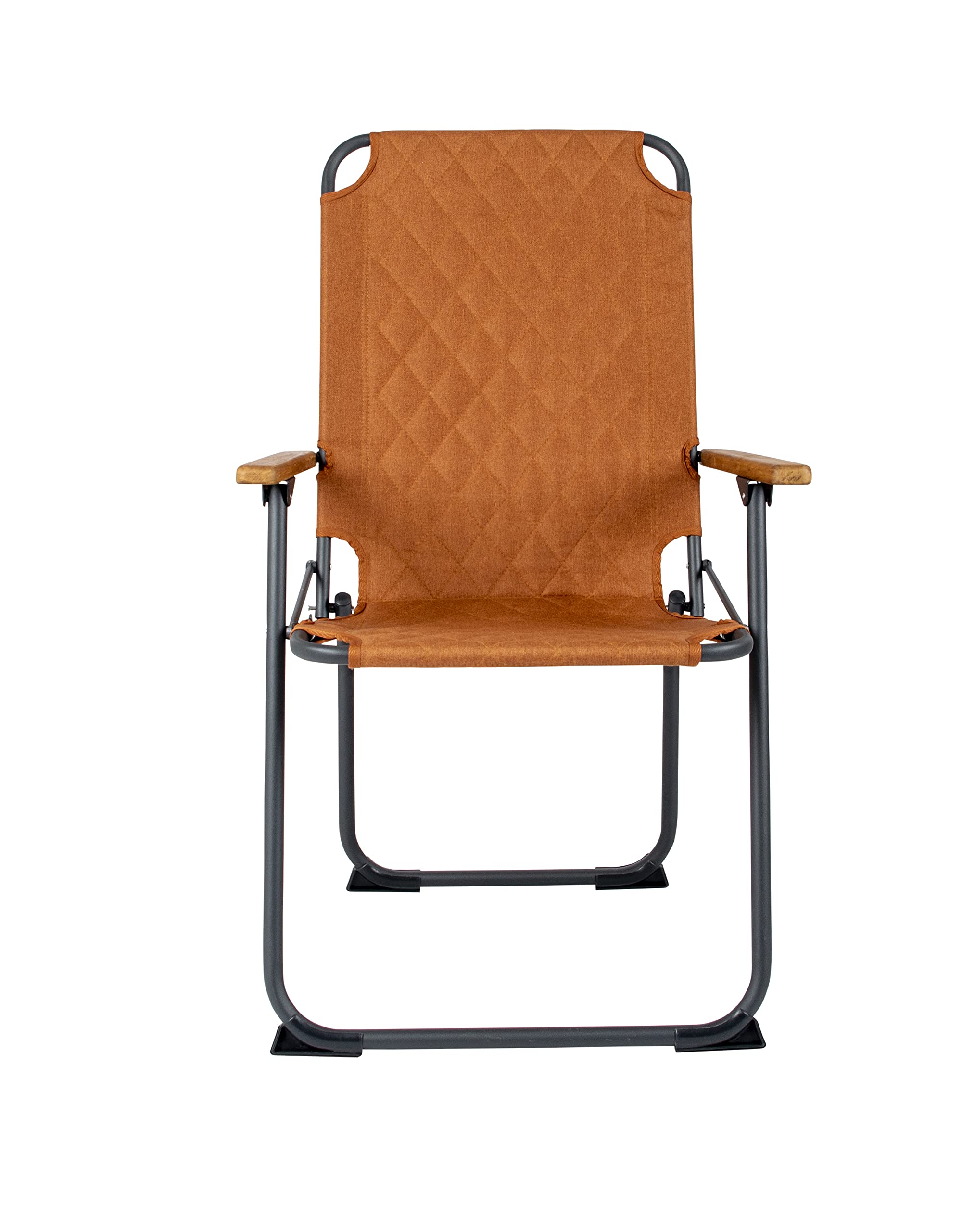 BO-CAMP BC IND Silla Jefferson XL arcilla per campeggiatori e outdoor, per comfort e praticità all’aperto
