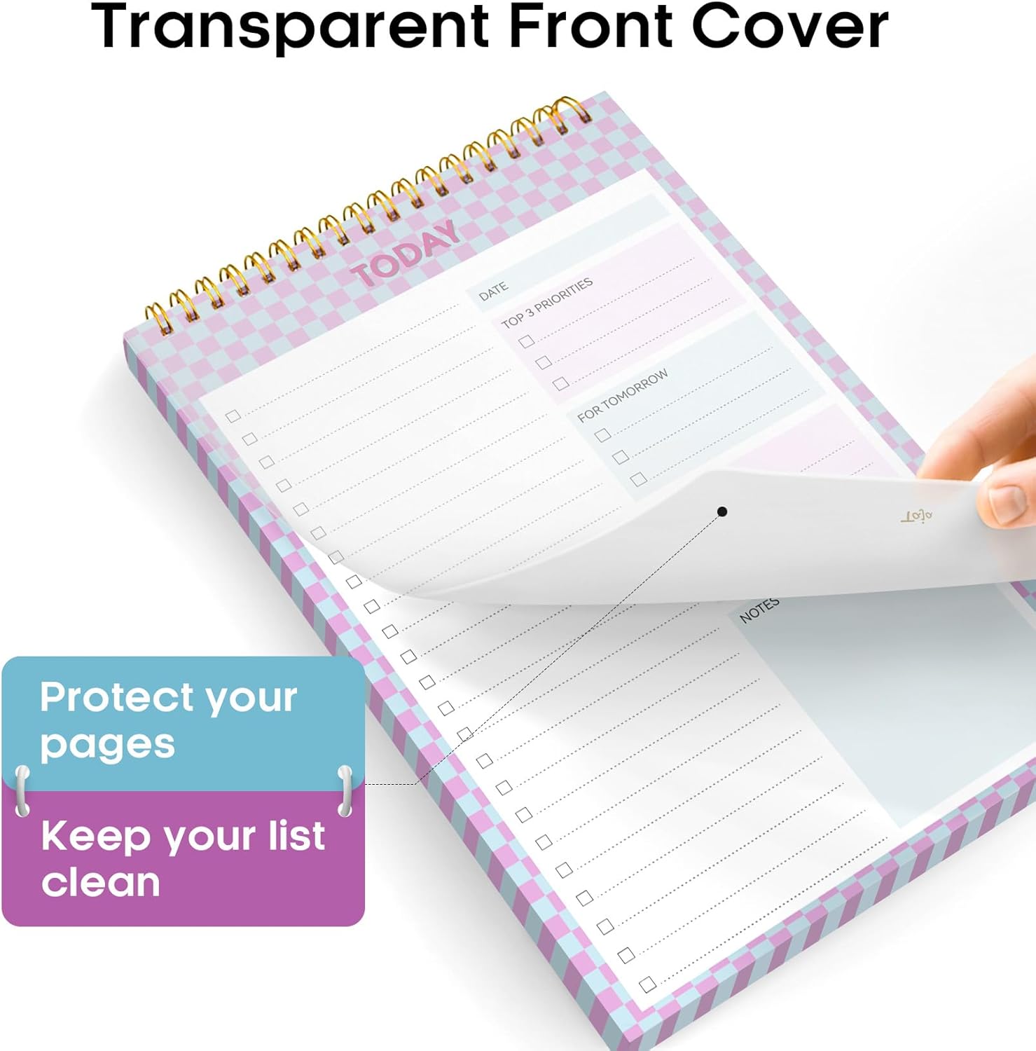 Stay Organized in Style: Review of the Lavender Checkered To Do List Notebook