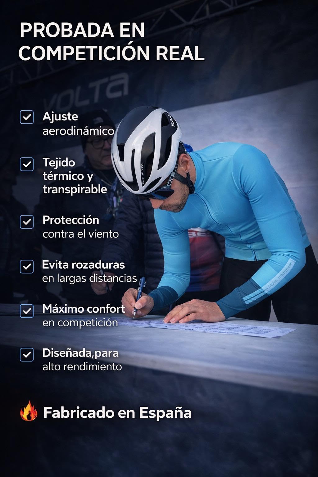 Maillot Ciclismo Hombre Verano Manga Corta Transpirable – Ultraligero Pro Fit Aerodinámico, Secado Rápido – Cycling Jersey Hombre – Fabricado en España