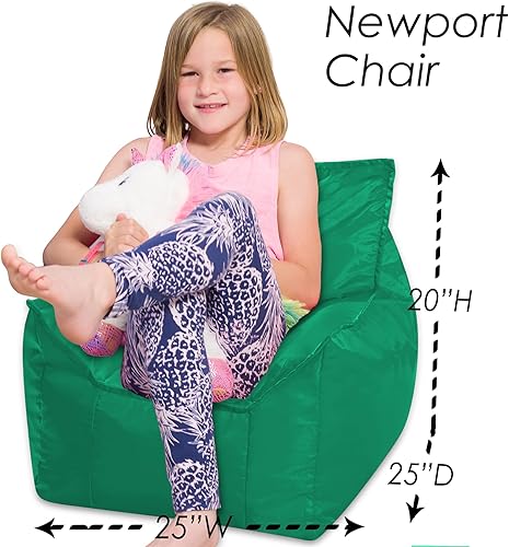 Miniatura 527 de Posh Creations Puf estructurado cómodo para jugar, leer y ver la televisión, Malibu Lounge, tela de lona para colorear, criaturas Criaturas de tela