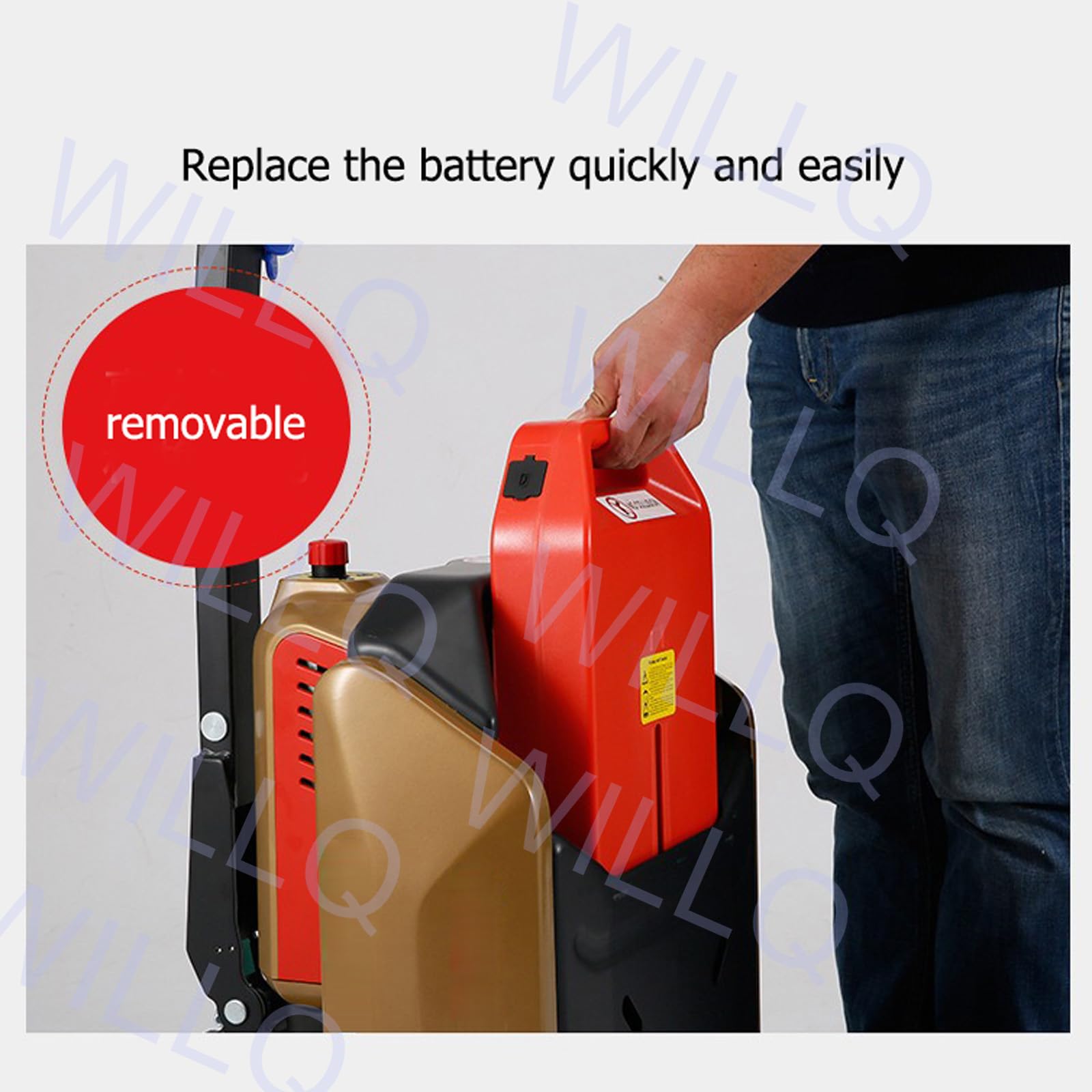 Lithium-Batterie 24V 20Ah 36Ah für elektrischen Hubwagen PTE15N