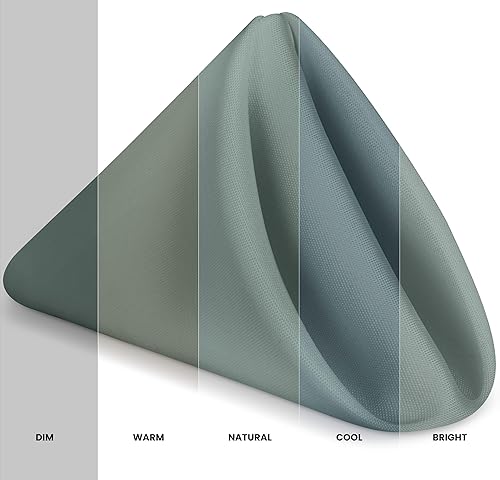 Vista 98 de Utopia Home Paquete de 24 servilletas de tela de 18 x 18 pulgadas, bordes con dobladillo 100% poliéster, lavables y reutilizables, ideales