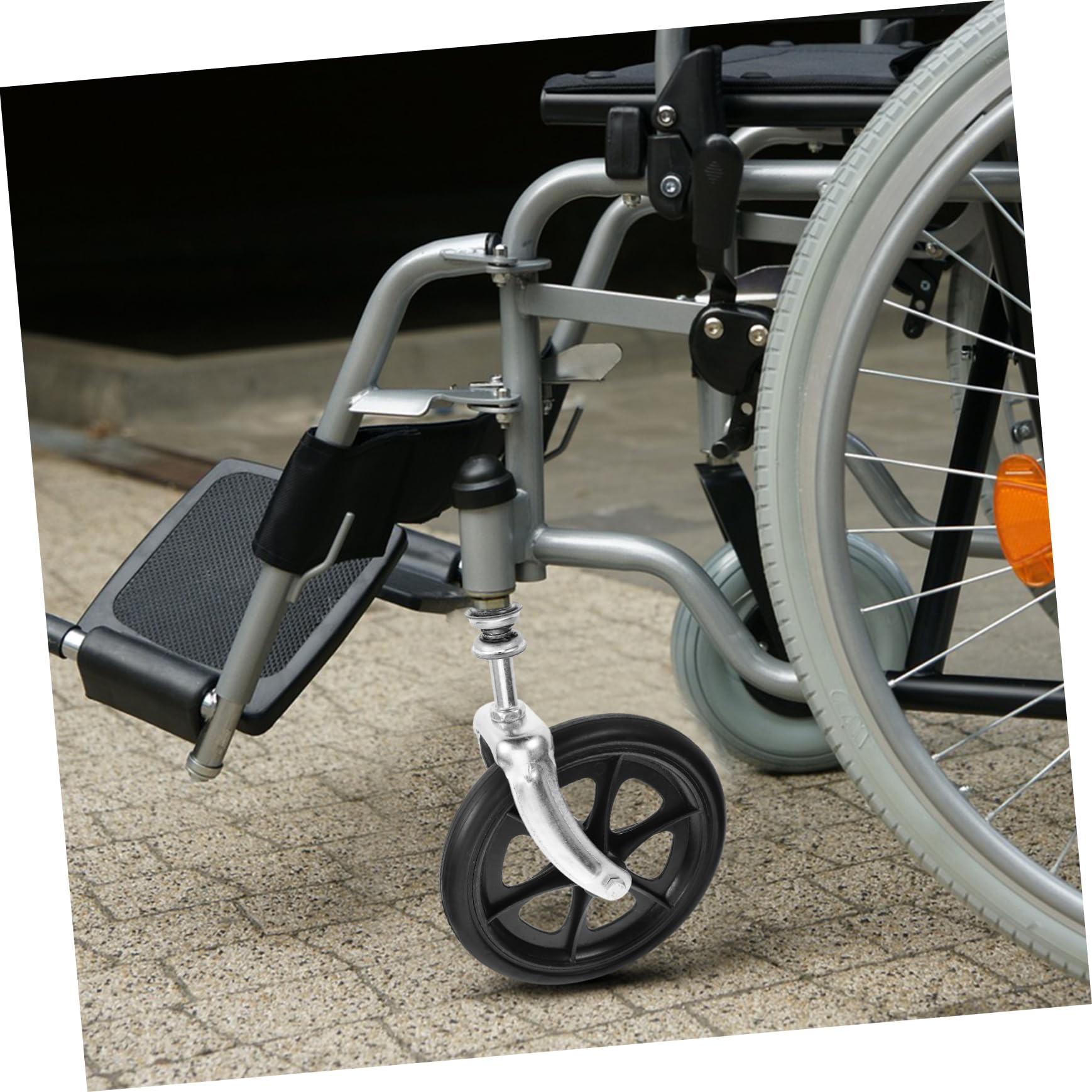 Rueda De Repuesto Para Silla De Ruedas De Cojinete Con Accesorio De Tracción Usar Interiores y Exteriores