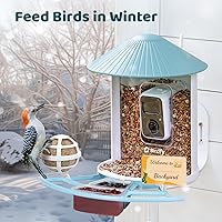 Vista 4 de NETVUE by Birdfy Pro Perch - Percha de extensión más amplia para complementos de bricolaje, incluyendo bola de sebo, mini comedero para colibríes