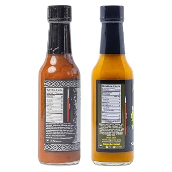 Sauce Leopard Hot Sauce Seen on Hot Ones Carolina Reaper, Ghost Pepper, 2pk
