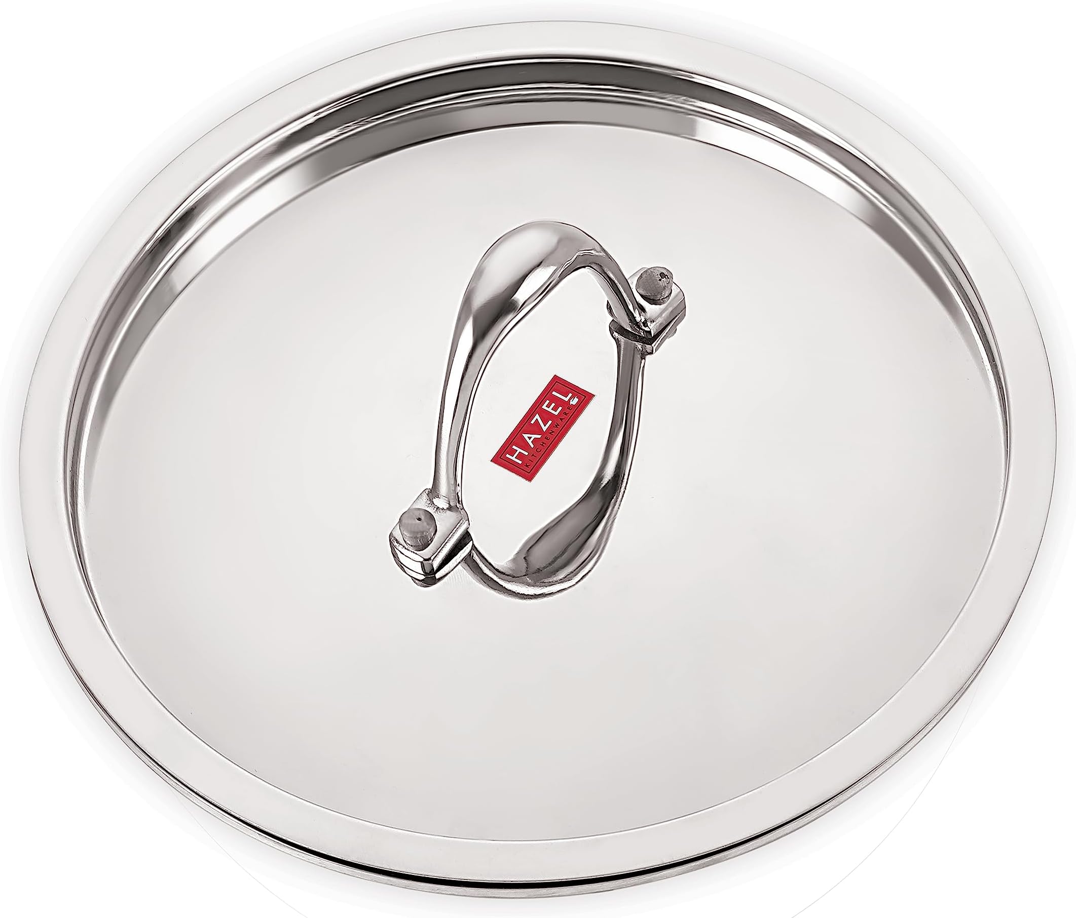 Stainless Steel Cookware Plain Lid With Handle (Outer Diameter 28 Cm, Inner Diameter 26 Cm) - Silver