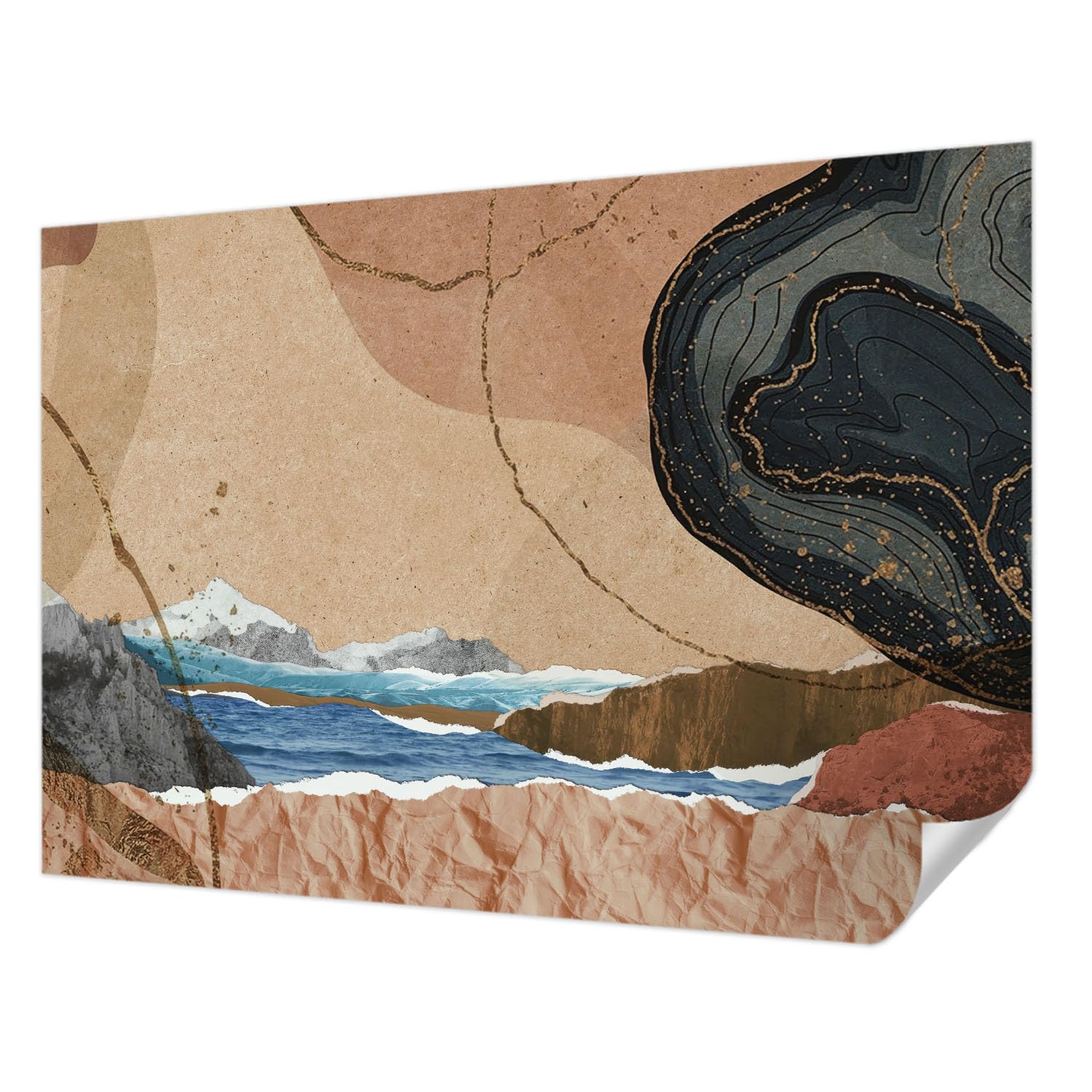 Papier peint adhésif résistant aux taches Tulup 208x146 cm pour chambre