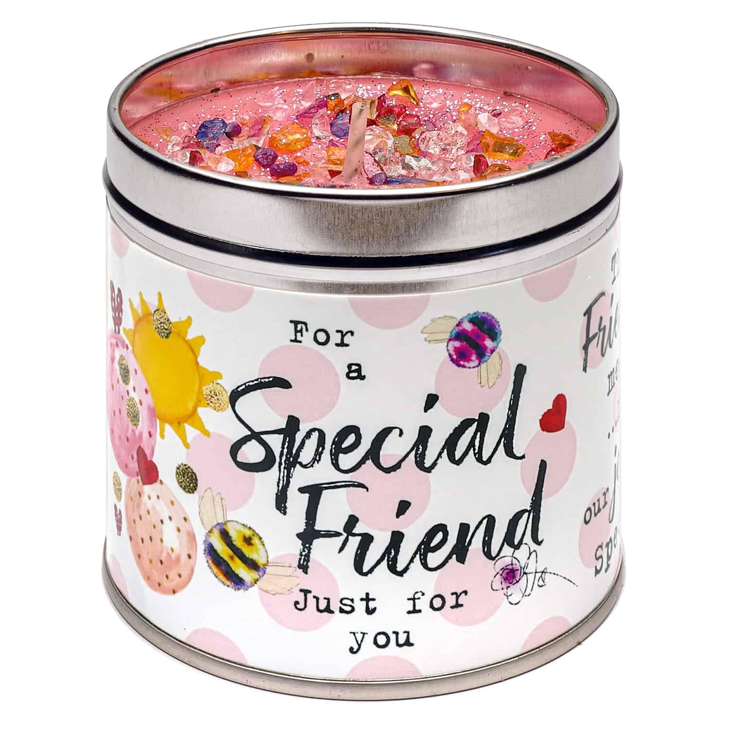 Best Kept Secrets Pink Special Friend Tin Candle
