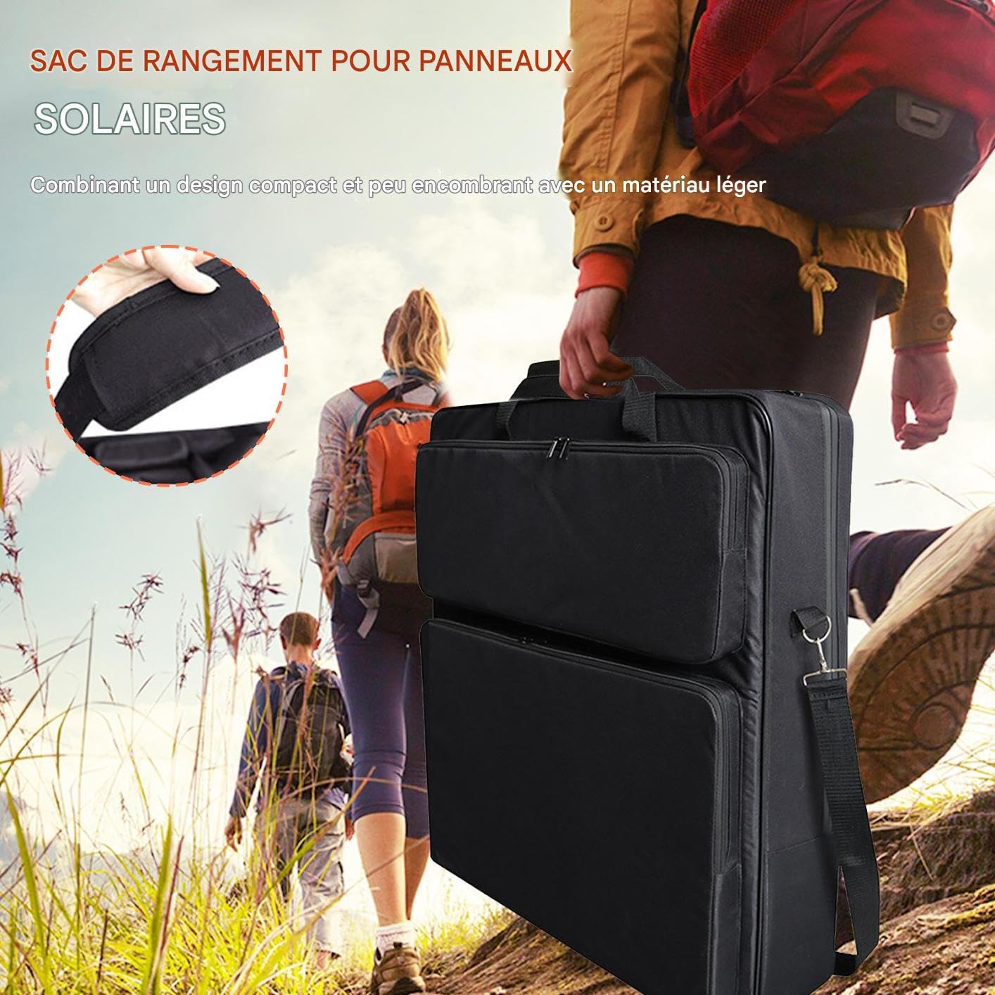 Custodia per Pannelli Borsa Impermeabile Protettiva | Custodia da Trasporto Imbottita Per Avventure all'Aperto, Giardino, Cortile, Viaggi su Strada, Casa, , Spiaggia, Vita Urbana