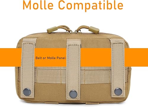 Miniatura 9 de Tactical Molle - Bolsa horizontal para administración multiusos corte láser bolsa de herramientas EDC