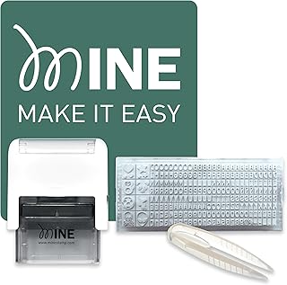 Mine Stamp Compact Clothing and Book Marker