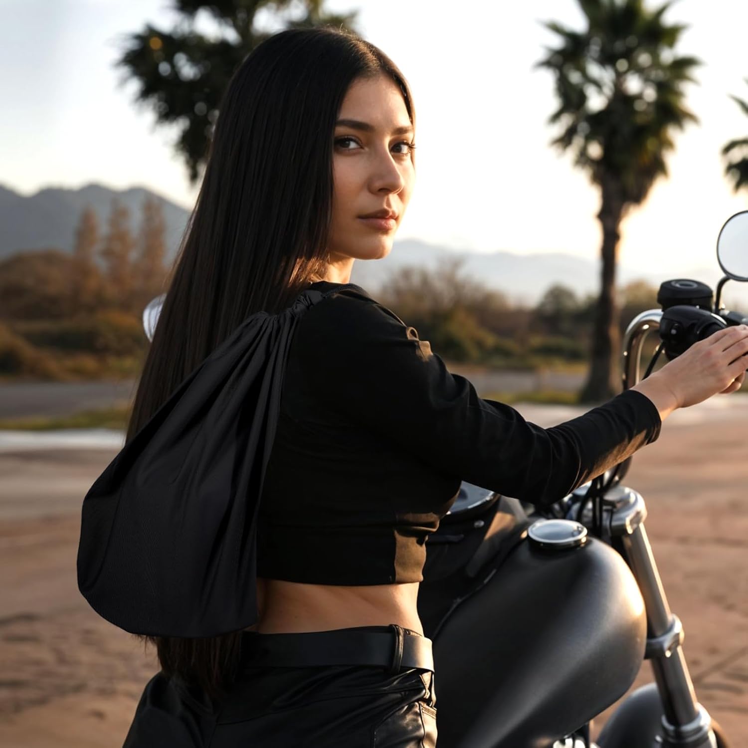 Motorcycle Helmet Bag with Drawstring Locking Large Capacity Storage Bags for Motorcycles Ski Riding Racing Bicycle, Universal Travel Lightweight Backpack for Ski, Bicycle