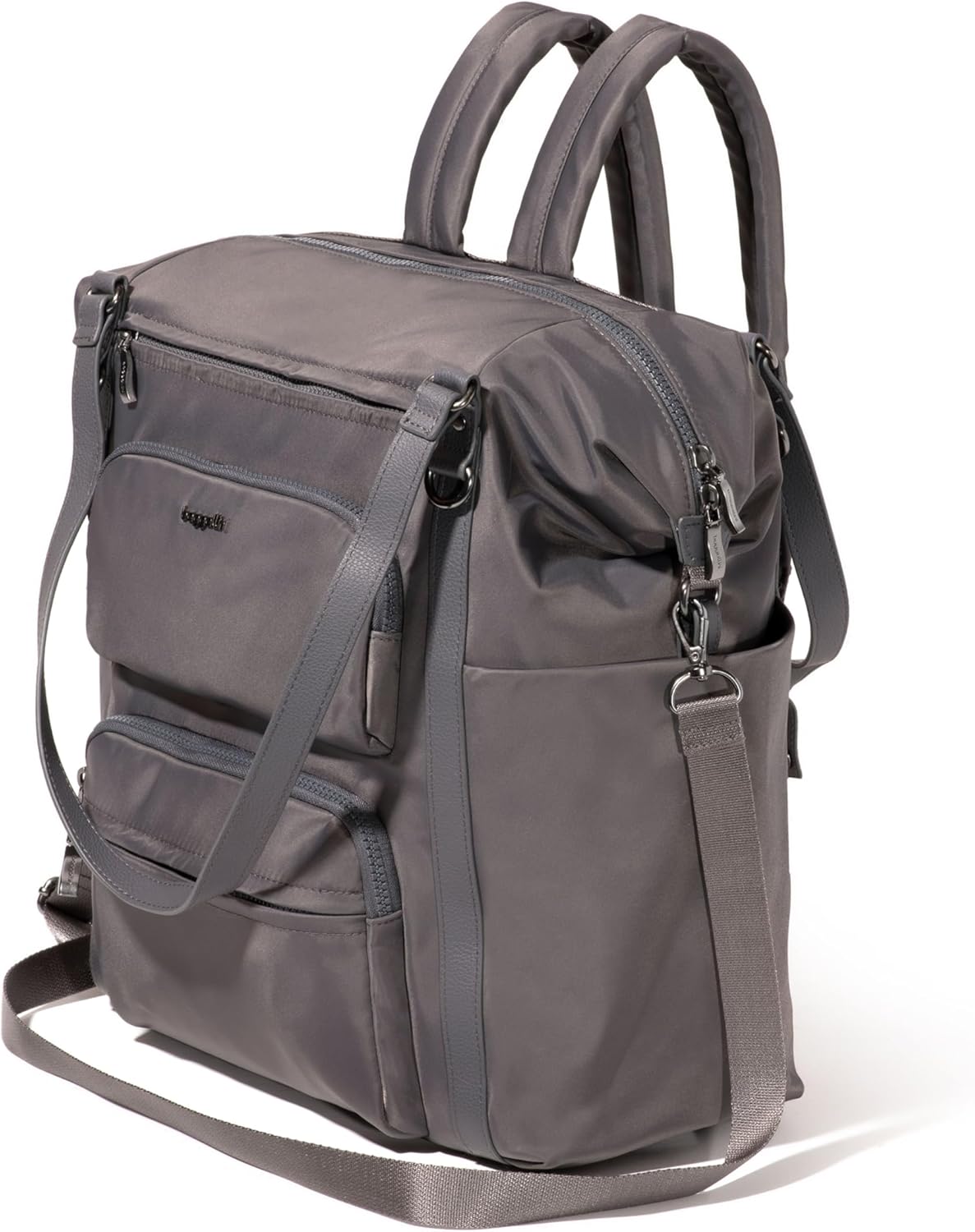 Baggallini Nolita Convertible Backpack - 11x14” Travel Backpack Shoulder Tote Crossbody Bag w/RFID Tech, Luggage Sleeve & Laptop Pocket - Image 7