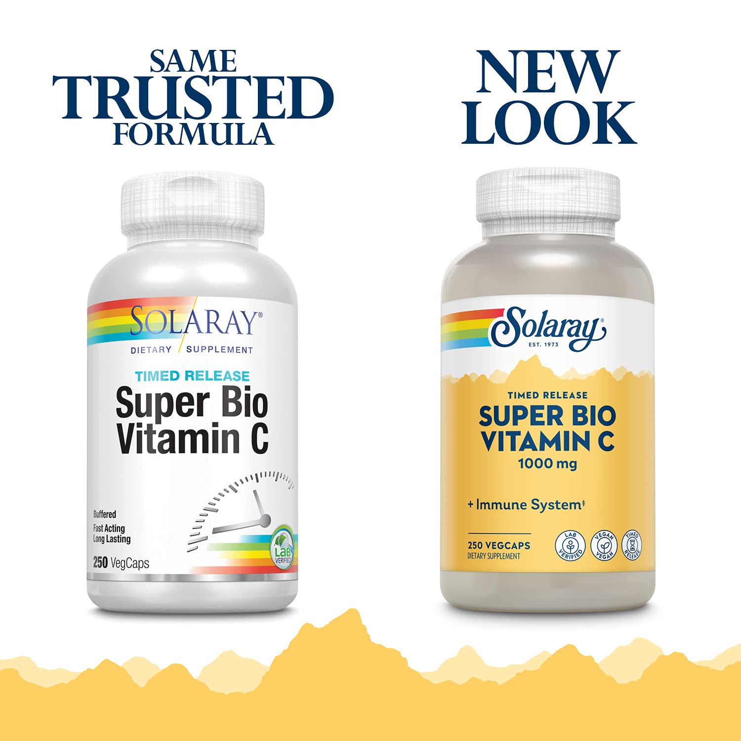Solaray Super Bio Buffered Vitamin C 1000 mg with Bioflavonoids, Timed