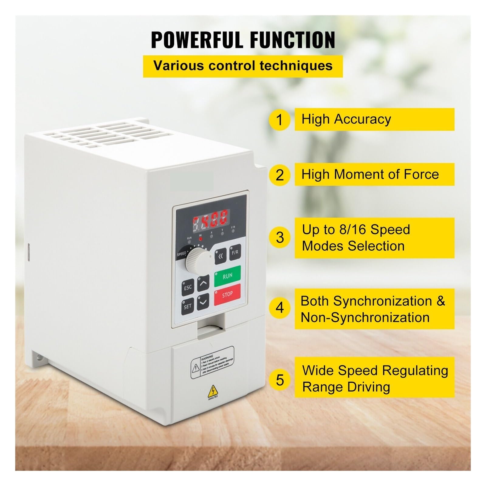 Variador De Frecuencia 2.2/3/4/7.5KW przetwornica częstotliwości VFD 110/220 1/3P wejście 3P wyjście napęd o zmiennej częstotliwości silnik CNC przetwornica częstotliwości Kompaktowa konstrukcja(2.2KW