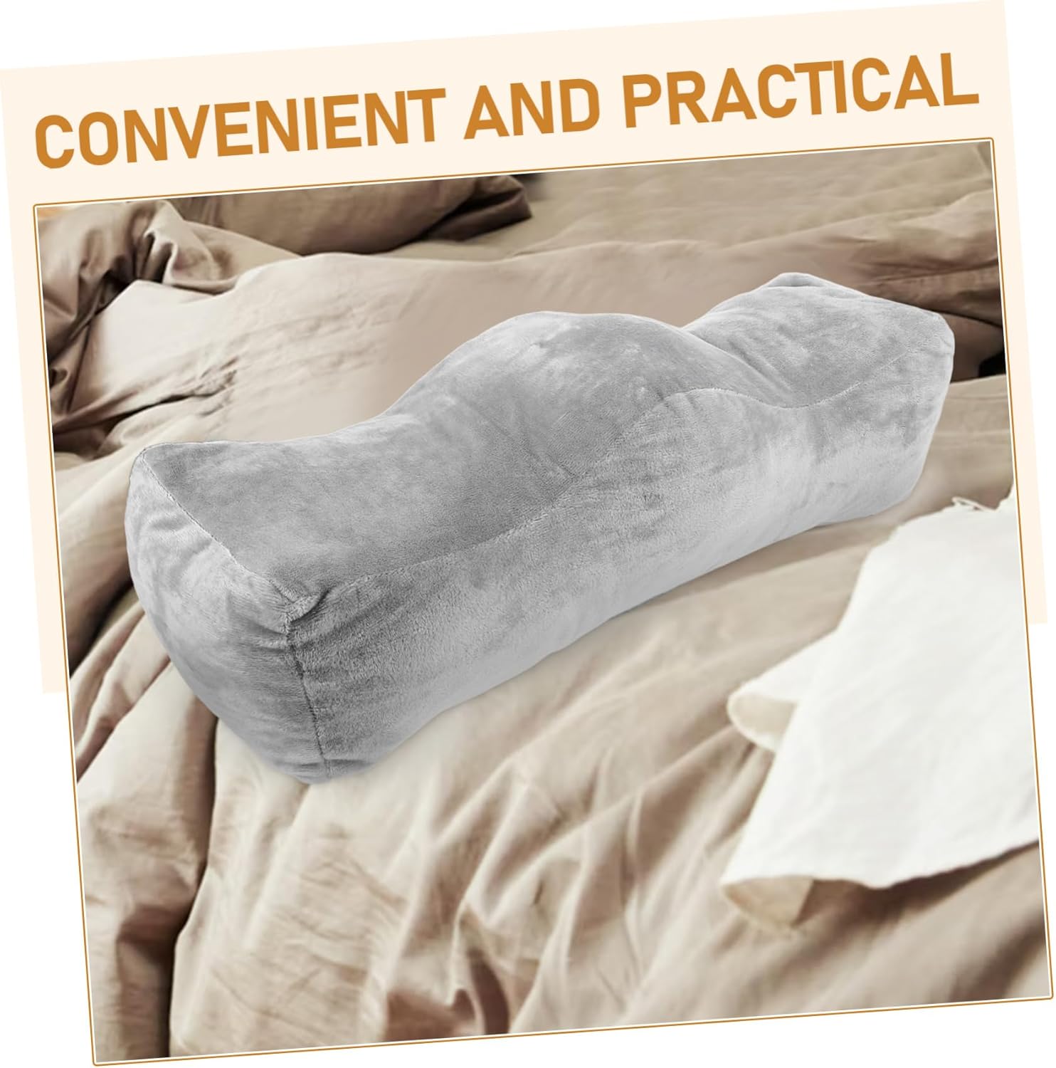 Comfortable Foot Rest Leg Elevation Pillow for Sleeping Soft Leg Cushion to Reduce Swelling and Circulation Ergonomic Footrest Cushion for Post Surgery and Rest
